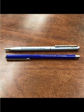 Vintage Four Seasons Lot Of 2 Pens